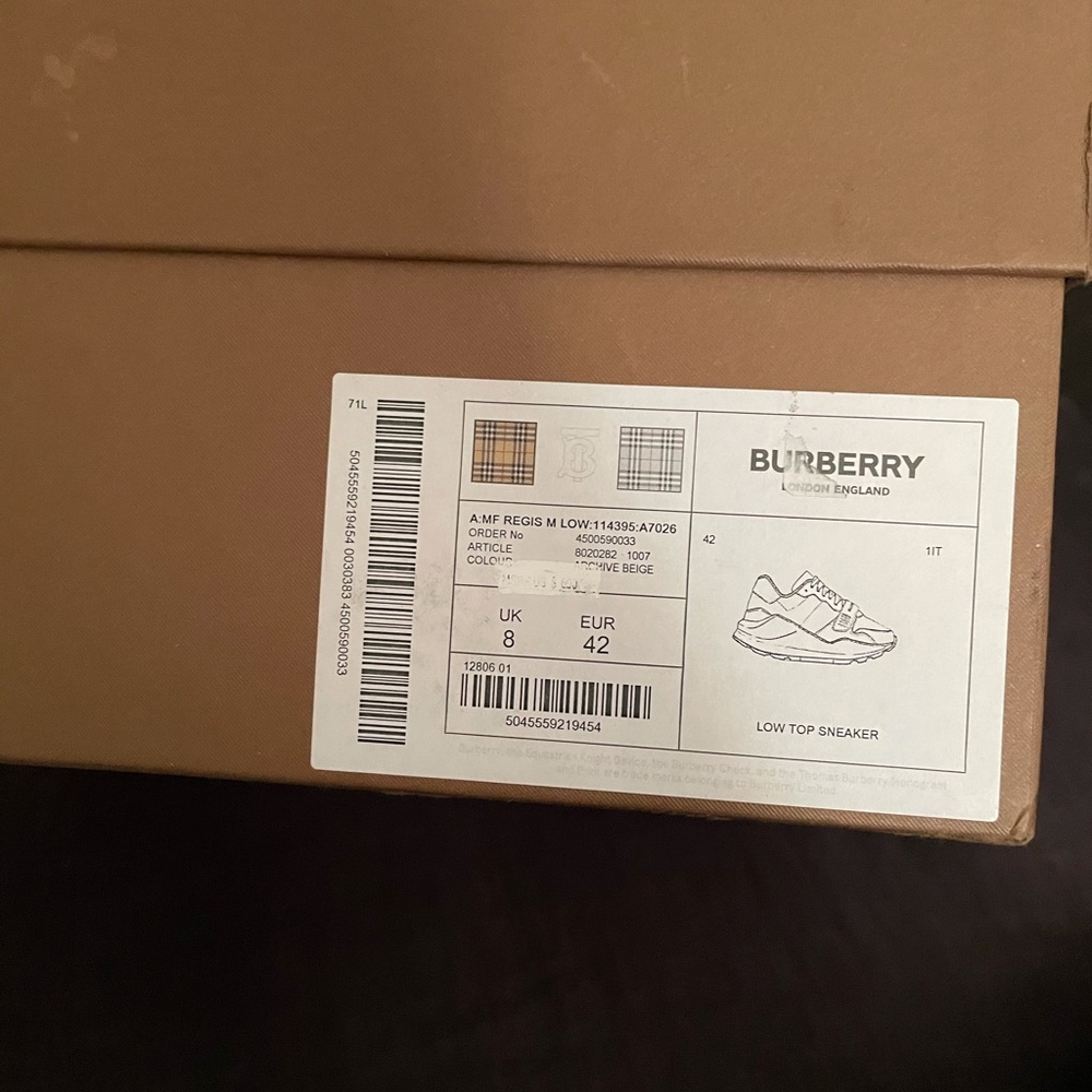 Men’s Burberry shoes worn twice - Picture 10 of 10